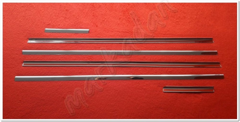 Markadan Nissan X-Trail Krom Cam Çıtası 2007-2013 4 Parça Paslanmaz Çelik