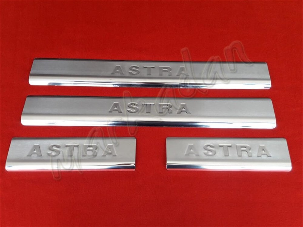 Markadan Opel Astra H Kapı Eşiği 2004-2013 4 Parça Paslanmaz Çelik