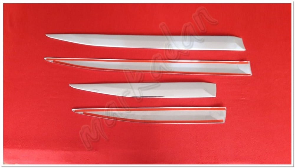 Markadan Peugeot 2008 Krom Yan Kapı Çıtası 2020 Sonrası 4 Parça Paslanmaz Çelik