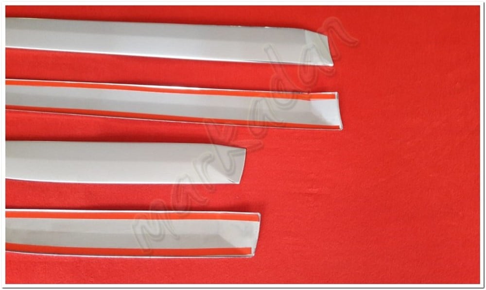 Markadan Peugeot 2008 Krom Yan Kapı Çıtası 2020 Sonrası 4 Parça Paslanmaz Çelik