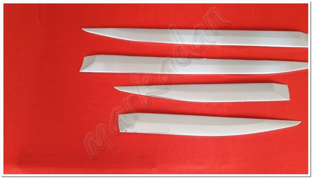 Markadan Peugeot 2008 Krom Yan Kapı Çıtası 2020 Sonrası 4 Parça Paslanmaz Çelik