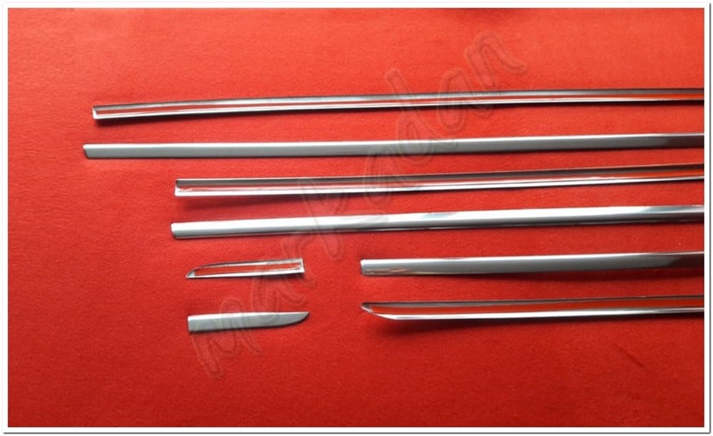 Markadan Renault Clio 4 Sport Tourer Krom Cam Çıtası 2012-2020 8 Parça Paslanmaz Çelik