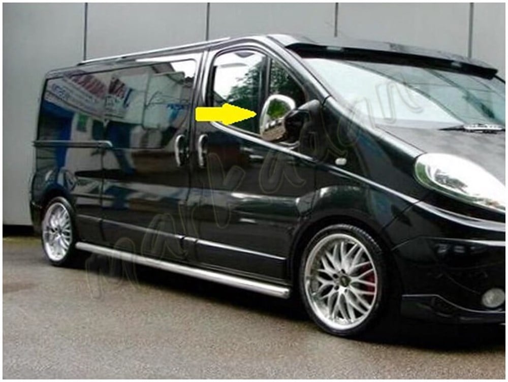 Markadan Renault Trafic Krom Ayna Kapağı 2001-2014 2 Parça Abs Krom