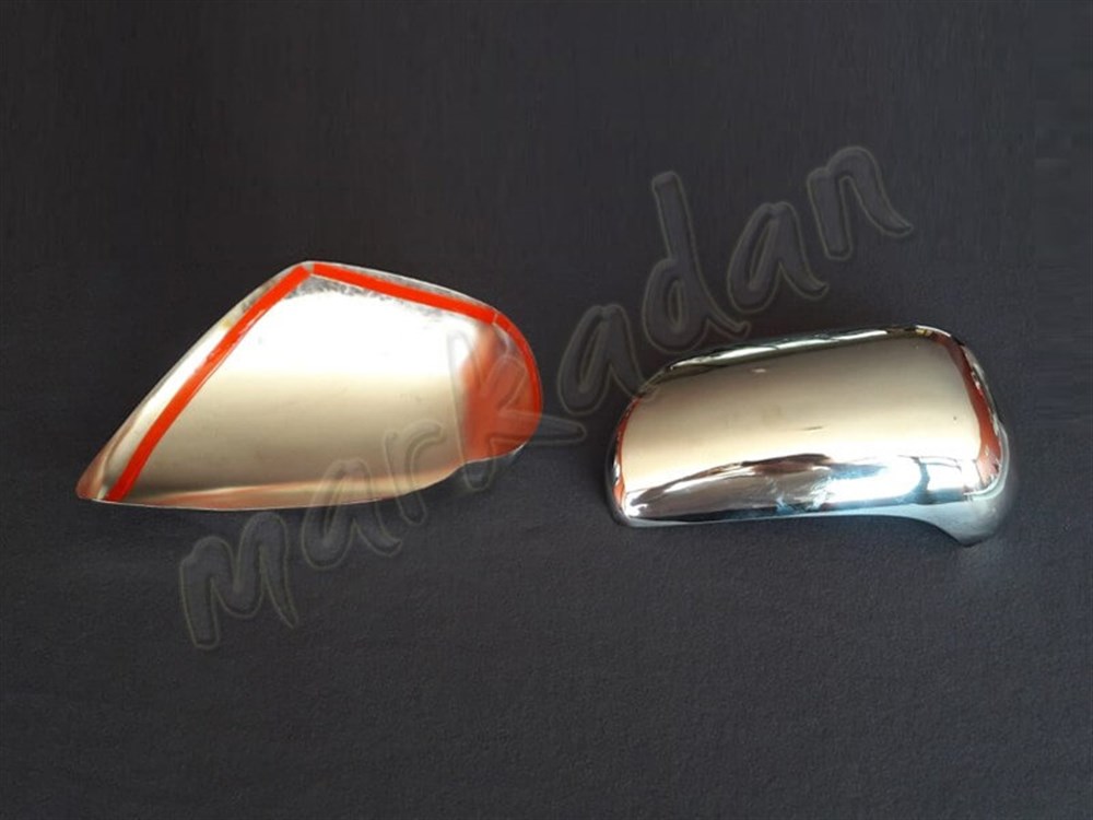 Markadan Toyota Land Cruiser PRADO 120 Ayna Kapağı 2007 Sonrası 2 Parça Paslanmaz Çelik