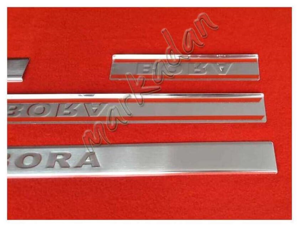 Markadan VW Bora Krom Kapı Eşiği 1998-2004 4 Parça Paslanmaz Çelik