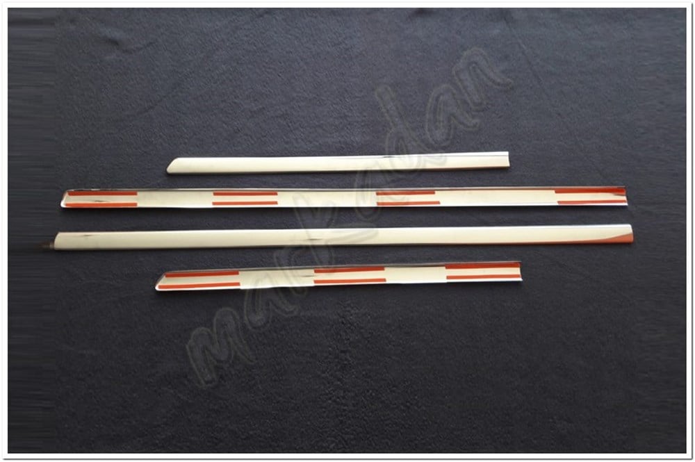 Markadan VW Bora Krom Yan Kapı Çıtası 1998-2004 4 Parça Paslanmaz Çelik