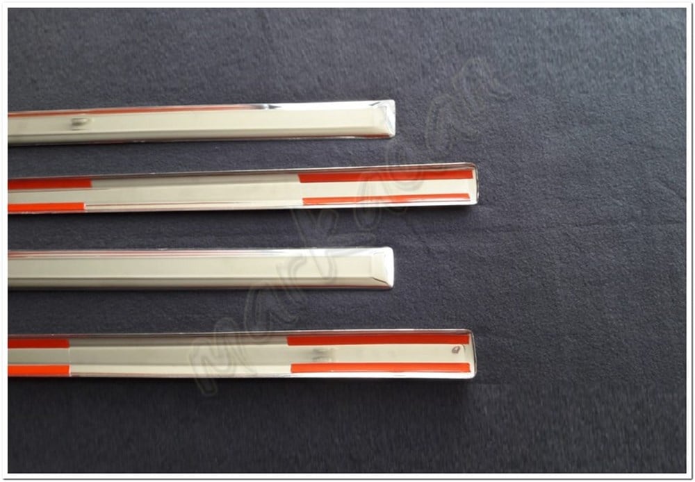 Markadan VW Caddy Krom Yan Kapı Çıtası 2015-2020 4 Parça Paslanmaz Çelik