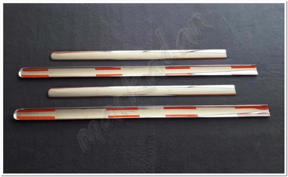 Markadan VW Caddy Krom Yan Kapı Çıtası 2004-2014 4 Parça Paslanmaz Çelik