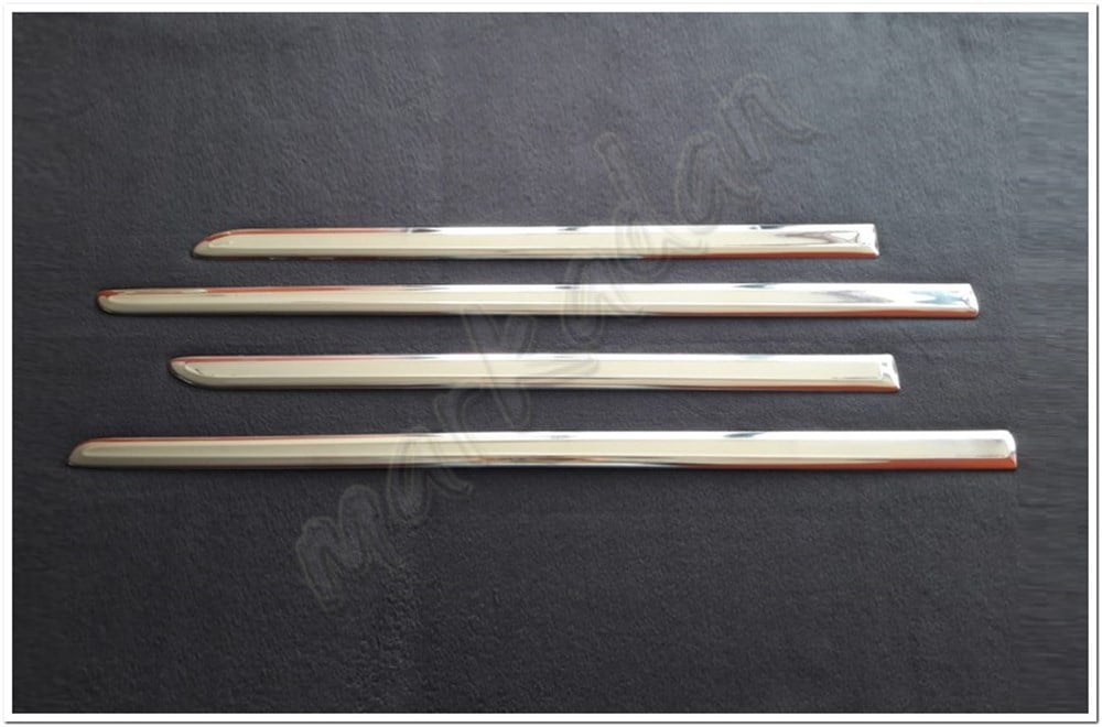 Markadan VW Caddy Krom Yan Kapı Çıtası 2015-2020 4 Parça Paslanmaz Çelik