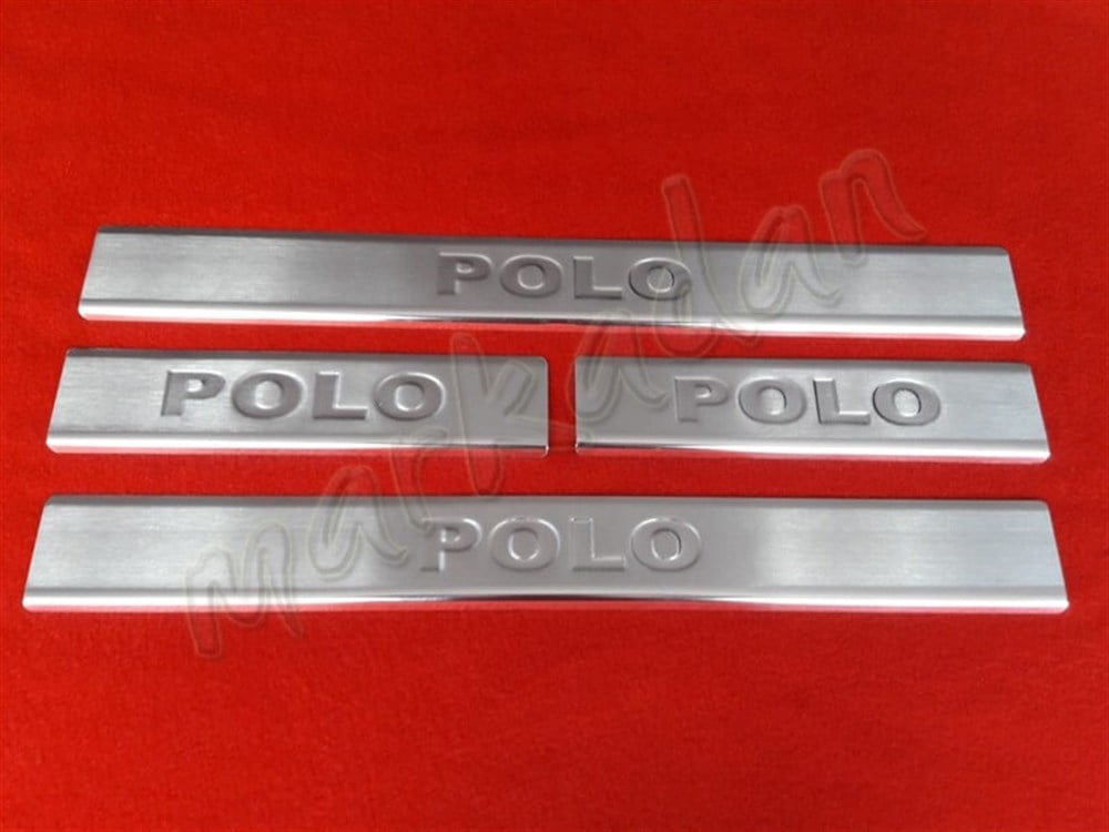 Markadan VW Polo Kapı Eşiği 2009-2017 4 Parça Paslanmaz Çelik