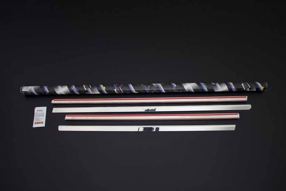 Mercedes C Klass/W203 Krom Cam Çıtası 4 Parça 2001-2007 Arası