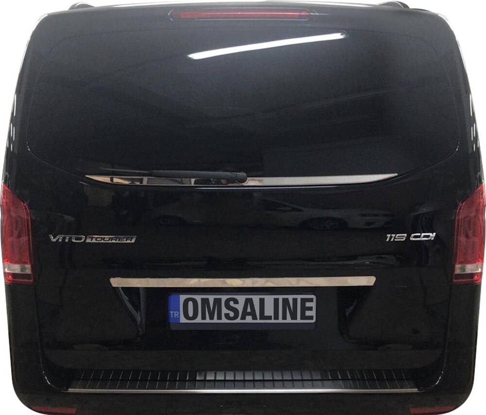 Mercedes Vito/W447 Krom Bagaj Camı Alt Çıtası 2014 ve Sonrası