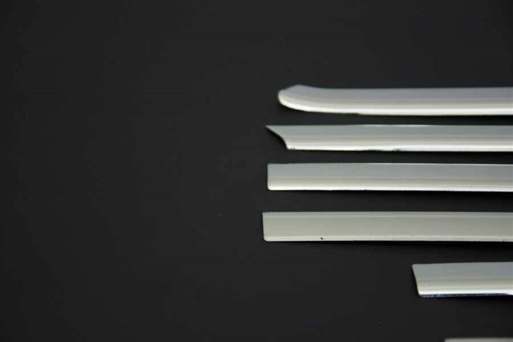 Mercedes Vito/W447 Krom Cam Alt Çıtaları 8 Parça Tek Sürgülü (L2: Orta Şase) 2014 ve Sonrası