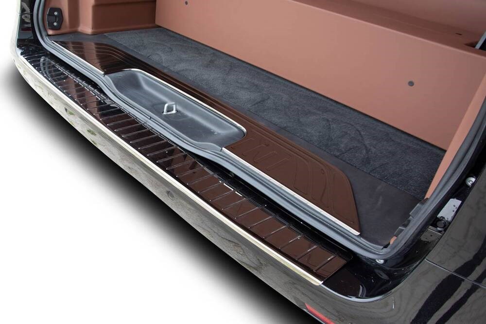 Mercedes Vito/W447 Siyah Krom Arka Tampon Eşiği 2014 ve Sonrası