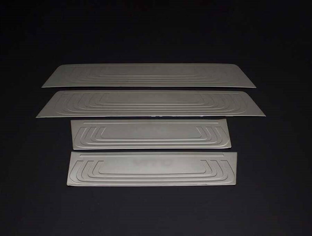 Mercedes Vito/W447 Siyah Krom Kapı Eşiği 4 Parça Yazılı 2014 ve Sonrası