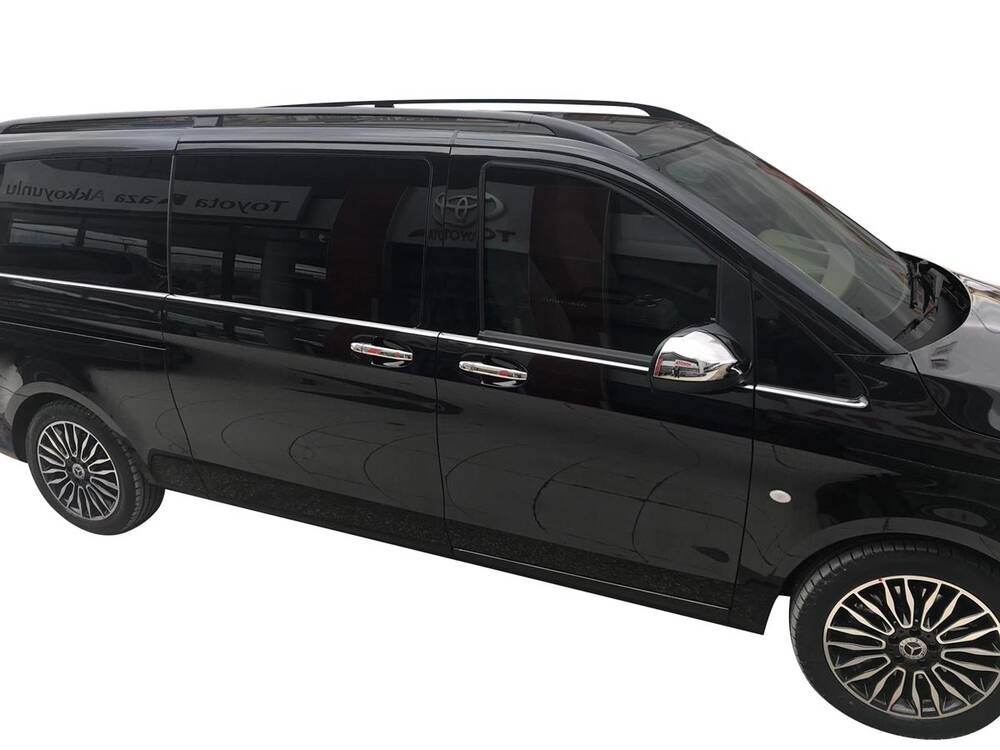Mercedes Vito/W447 Solid Tavan Çıtası Siyah Kısa Şase 2014 ve Sonrası