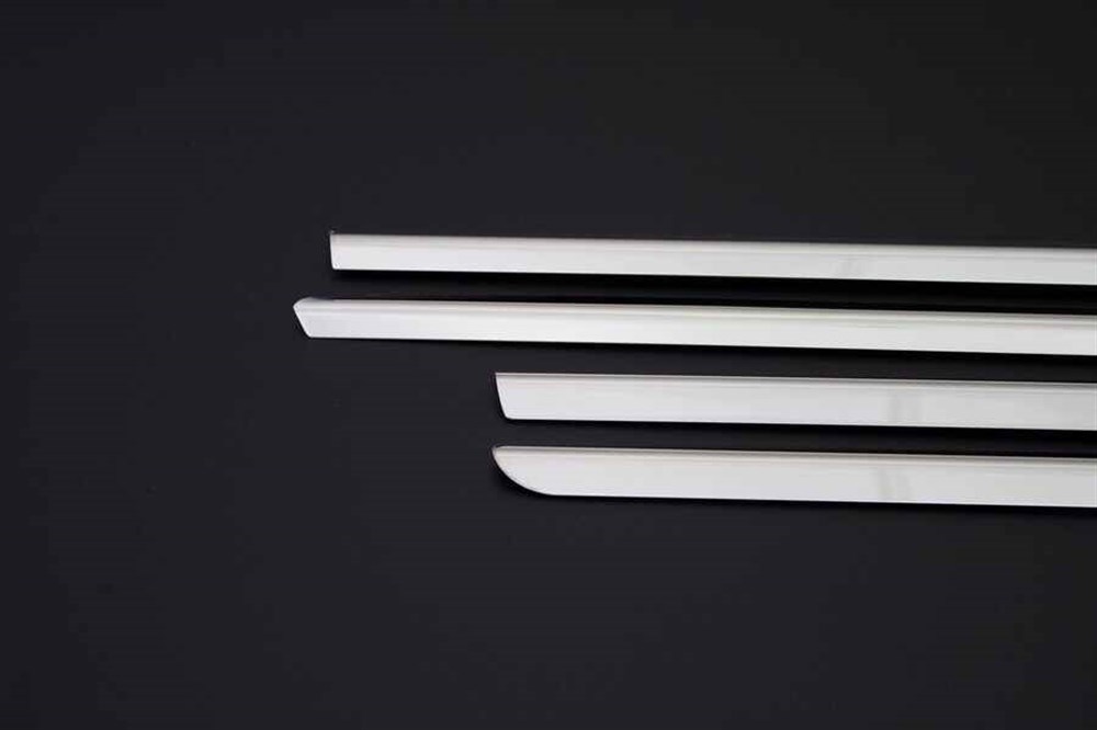 Mercedes W211 Krom Cam Çıtası 4 Parça  2003-2009 Arası