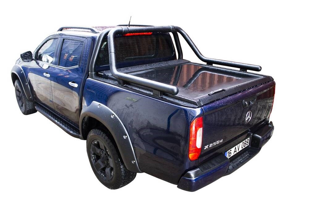 Mercedes X-Class Kobra Roll Bar Çap:60 Siyah 2017 ve Sonrası