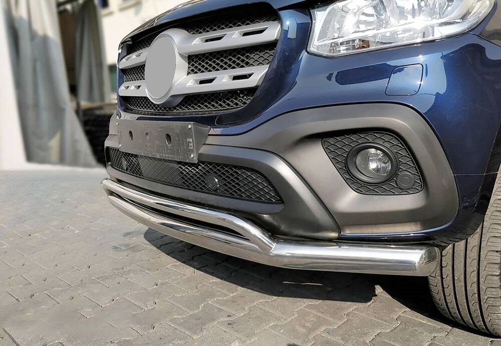 Mercedes X-Class Vegas Ön Alt Koruma Çap:76-42 Krom 2017 ve Sonrası