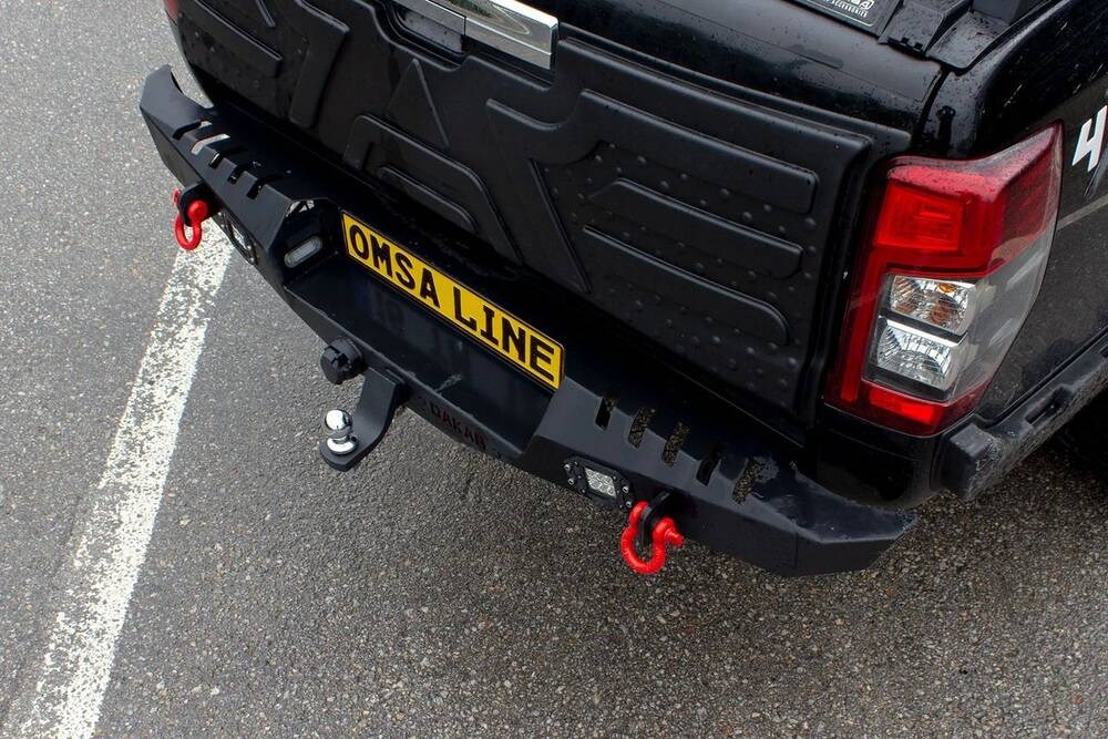 Mitsubishi L200 Dakar Çelik Arka Tampon Ledli (Sensörsüz) 2020 ve Sonrası