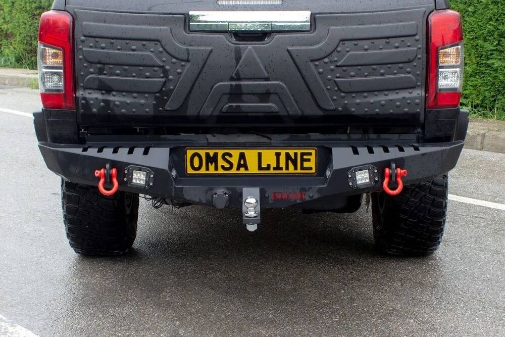 Mitsubishi L200 Dakar Çelik Arka Tampon Ledli (Sensörsüz) 2020 ve Sonrası