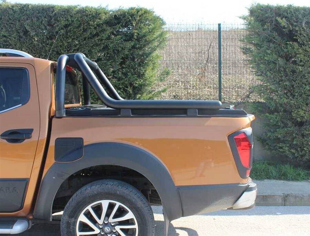 Nissan Navara Kobra Roll Bar Çap:76 Siyah 2006-2015 Arası