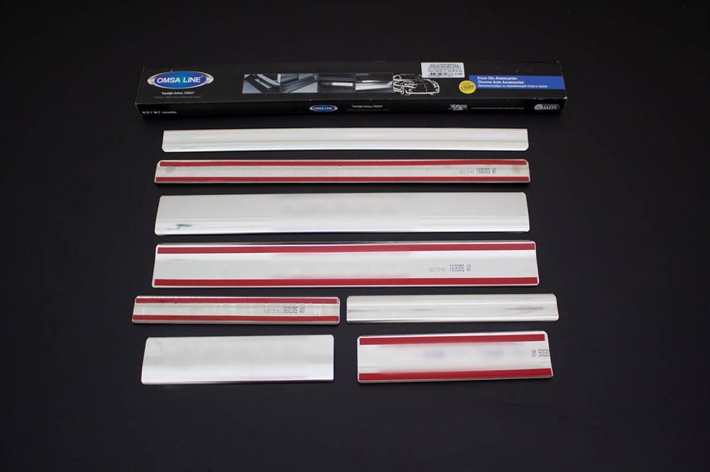 Nissan Navara Krom Kapı Eşiği 8 Parça 2006-2015 Arası