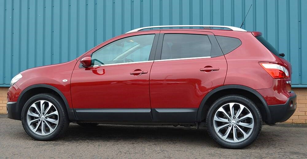 Nissan Qashqai Krom Cam Çıtası 4 Parça 2010-2014 Arası