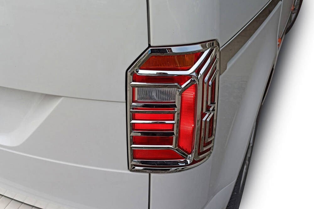 Omkar VW Caddy Krom Stop Çerçevesi 2 Parça Abs Krom 2015 ve Sonrası