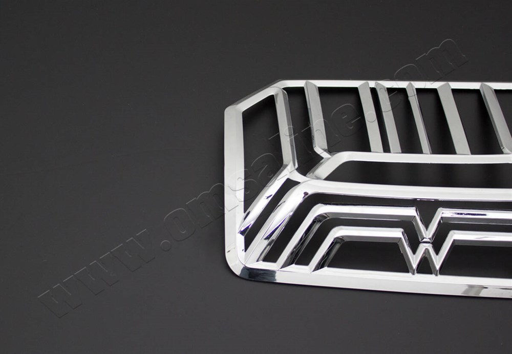 Omkar VW Caddy Krom Stop Çerçevesi 2 Parça Abs Krom 2015 ve Sonrası