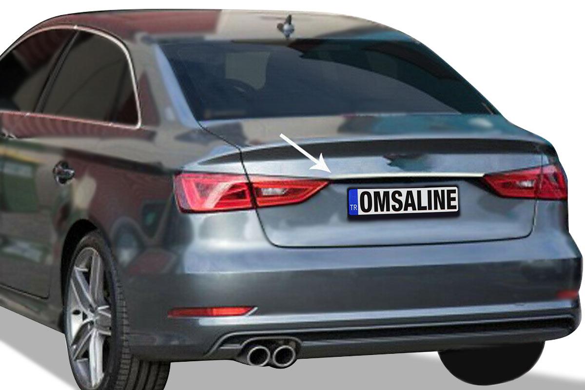 OMSA Audi A3 Sportback SD Krom Bagaj Çıtası Plaka Üstü 2012-2019 Arası