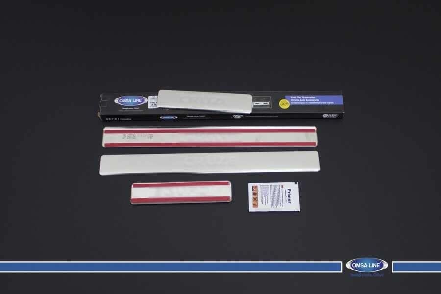 OMSA Chevrolet Cruze Krom Kapı Eşiği 4 Parça 2009-2016 Arası