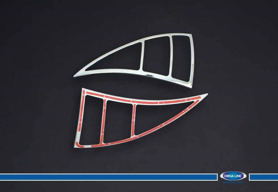 OMSA Citroen C3 Krom Stop Çerçevesi 2 Parça 2002-2009 Arası
