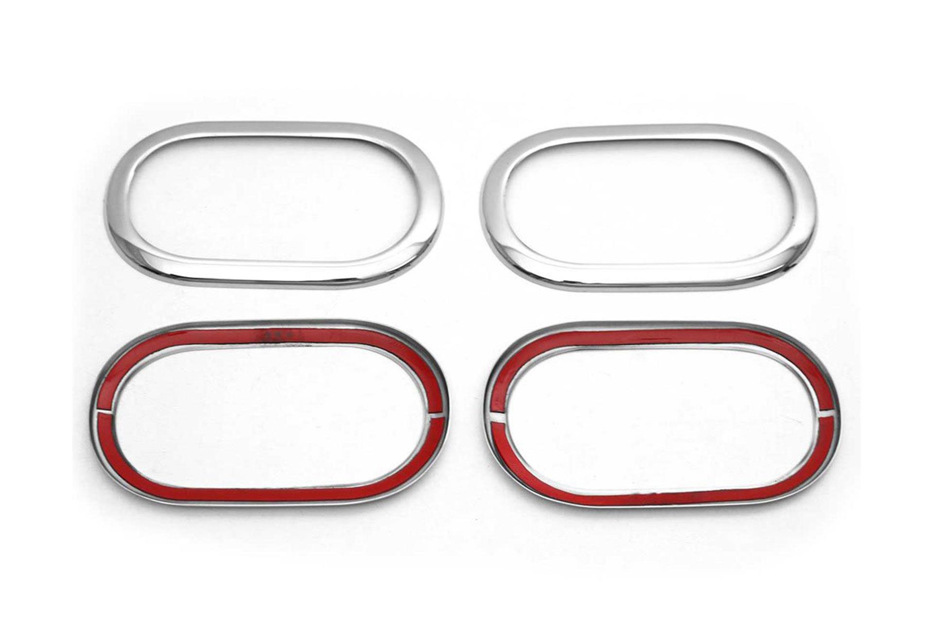 OMSA Dacia Sandero Krom İç Kapı Kolu Çerçevesi 4 Parça 2008-2012 Arası