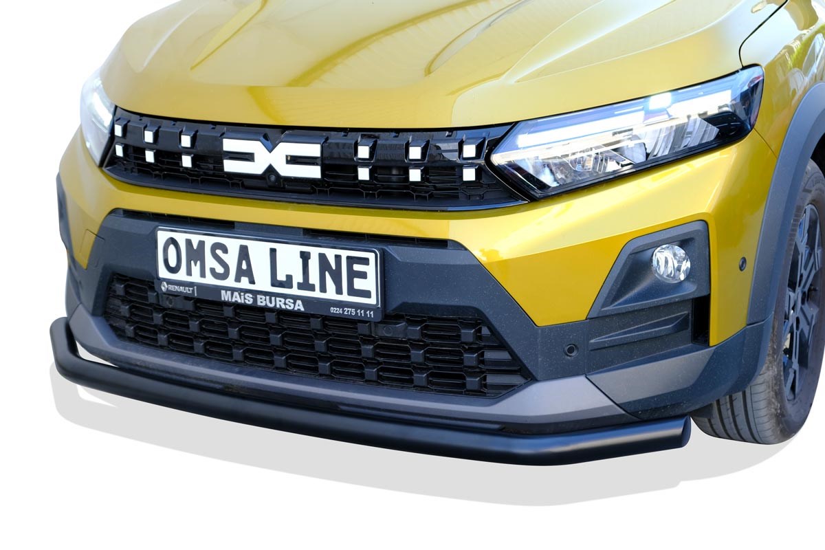 OMSA Dacia Sandero Stepway Texas Ön Koruma Çap:60 Siyah 2026 ve Sonrası