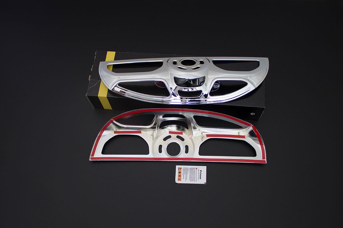 OMSA Fiat Doblo ABS Krom Stop Çerçevesi 2 Parça 2010-2015 Arası