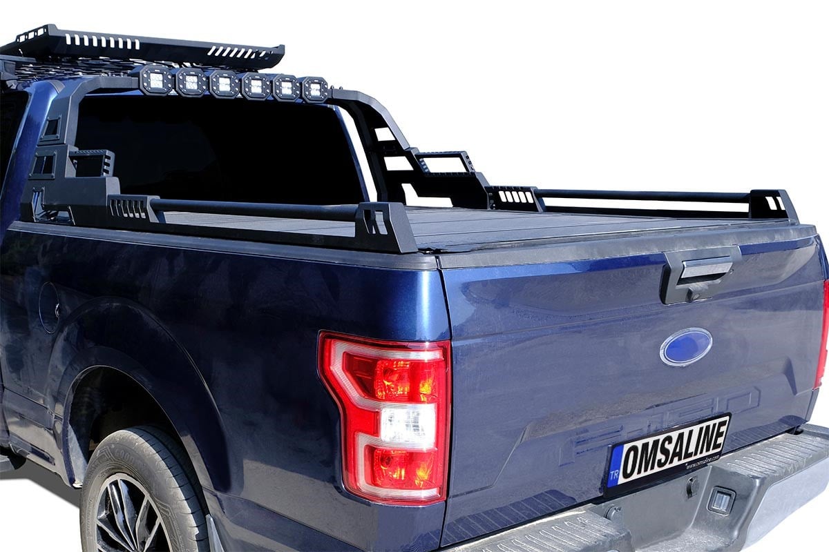 OMSA Ford Ranger F150 Dakar Rollbar Ledli 5.5 Fit 170cm 2014-2020 Arası