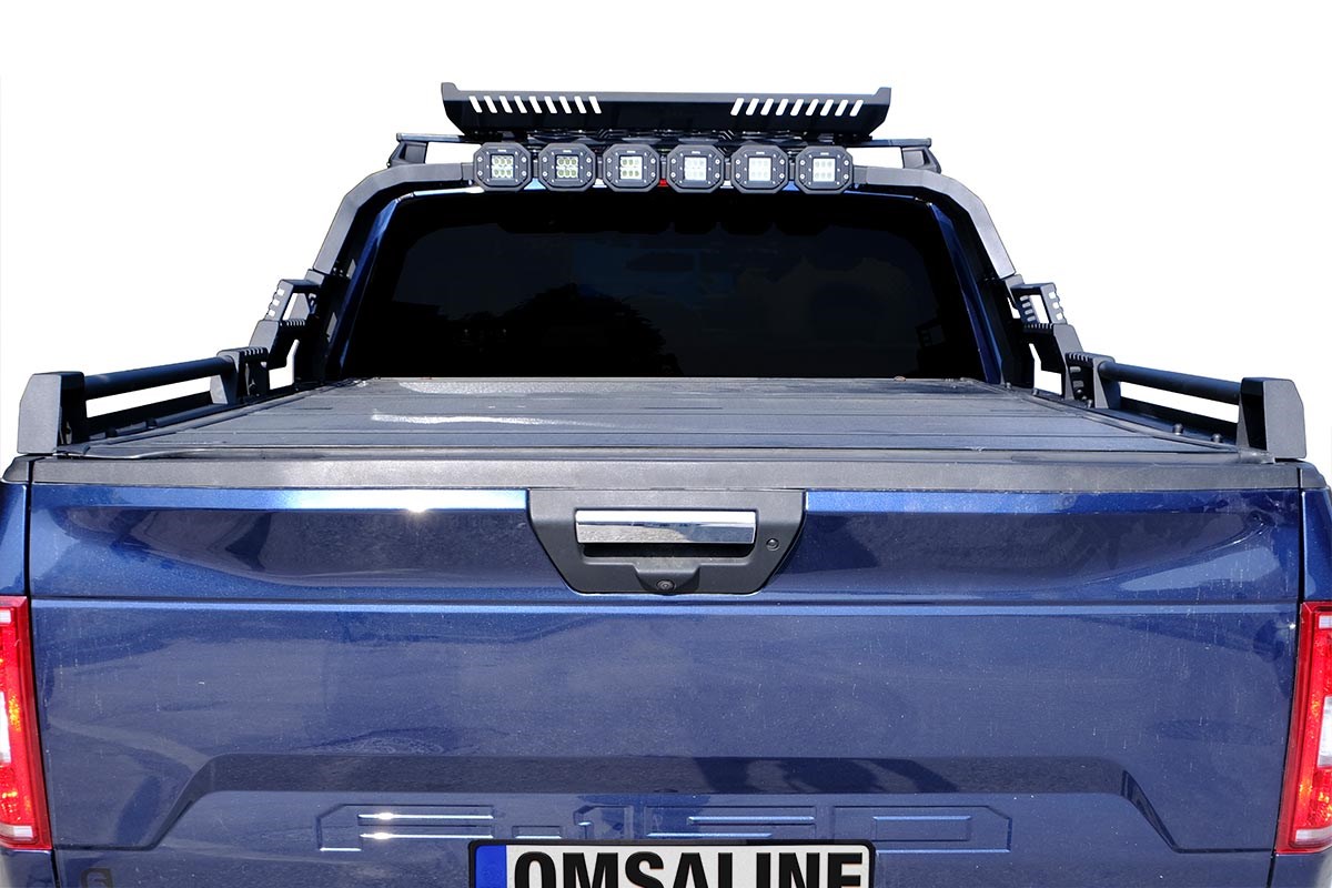 OMSA Ford Ranger F150 Dakar Rollbar Ledli 5.5 Fit 170cm 2014-2020 Arası