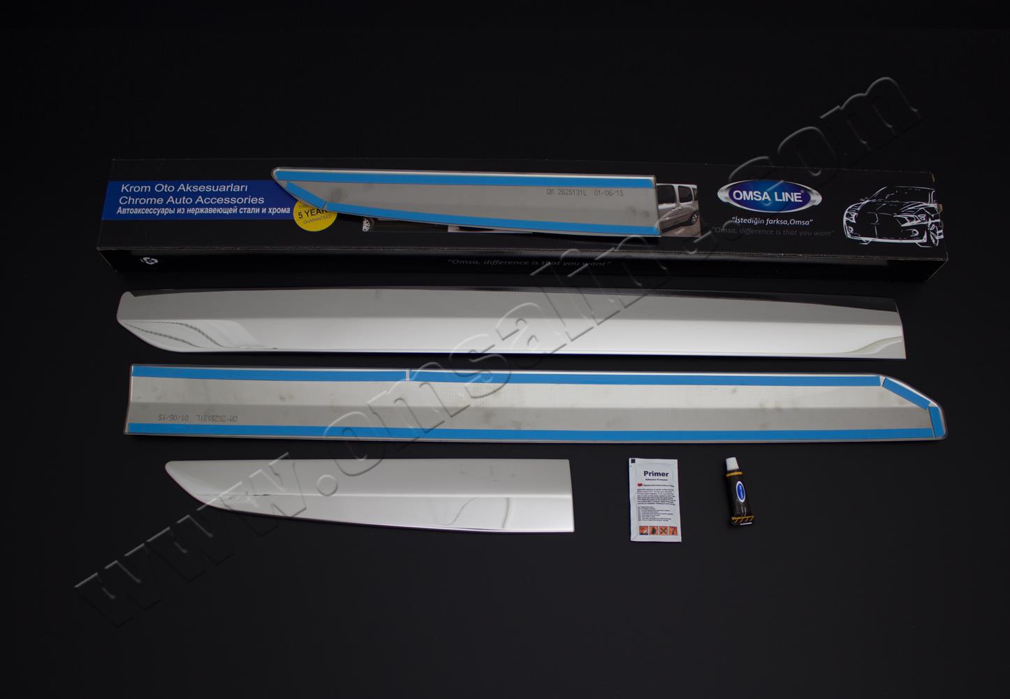 OMSA Ford Tourneo Courier Krom Yan Kapı Çıtası 4 Parça 2018-2023 Arası