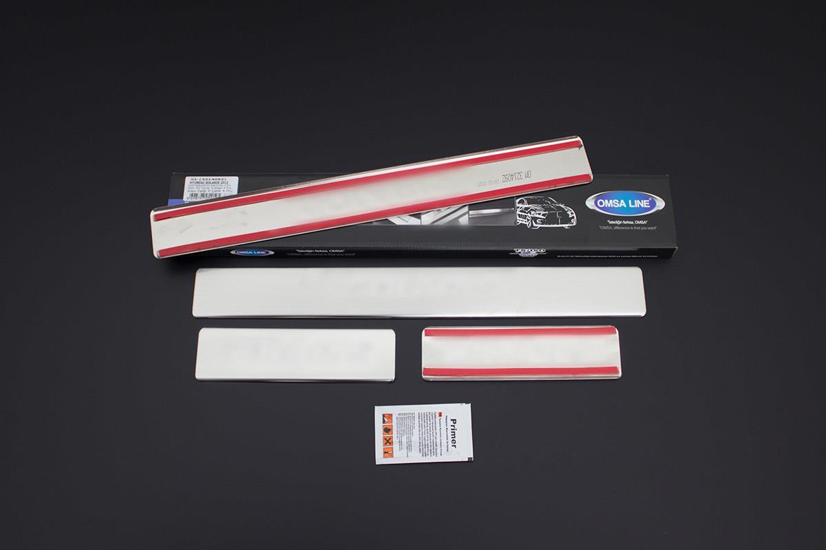 OMSA Hyundai Accent Blue Krom Kapı Eşiği 4 Parça 2011 ve Sonrası