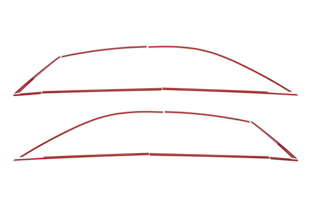 OMSA Hyundai Elantra Krom Cam Çerçevesi 12 Parça 2020 ve Sonrası