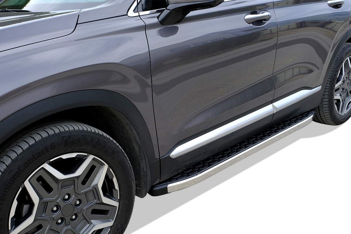 OMSA Hyundai Santa Fe Blackline Yan Basamak Krom 2019 ve Sonrası