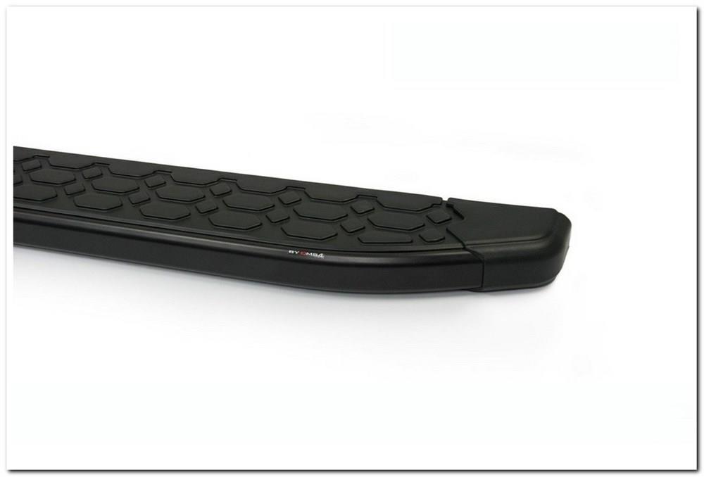 Omsa Line Ford Connect 2002-2014 Blackline Mat Siyah Alüminyum Yan Koruma Basamak