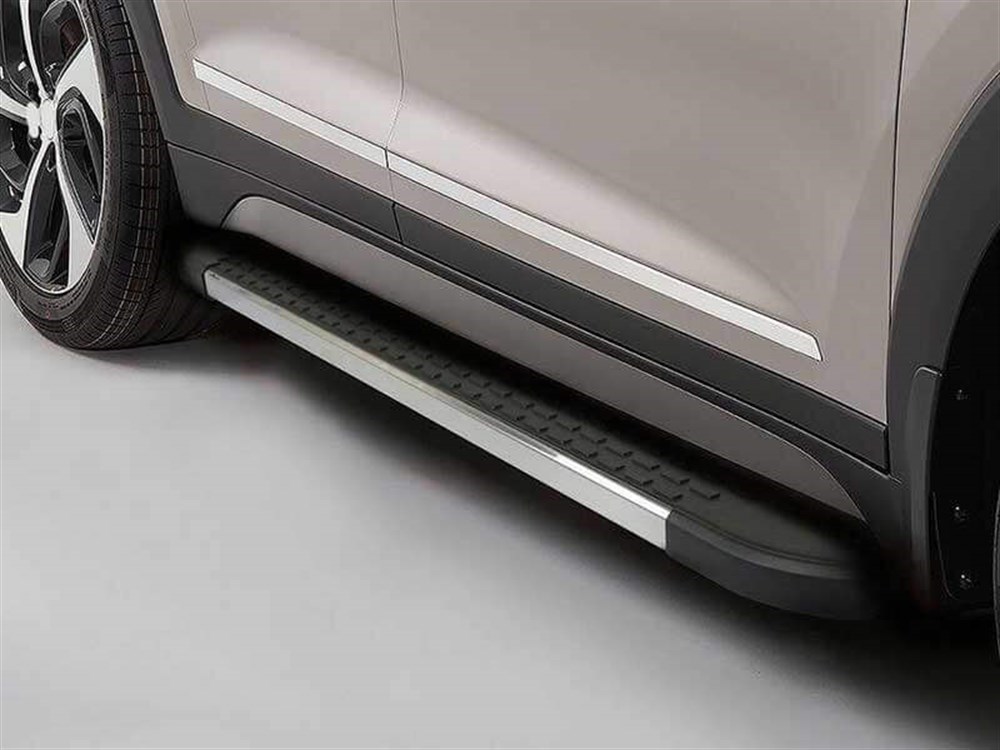 Omsa Line Nissan Qashqai Yan Basamak 2014 Sonrası Nevada Krom Alınlı Yan Koruma Basamak