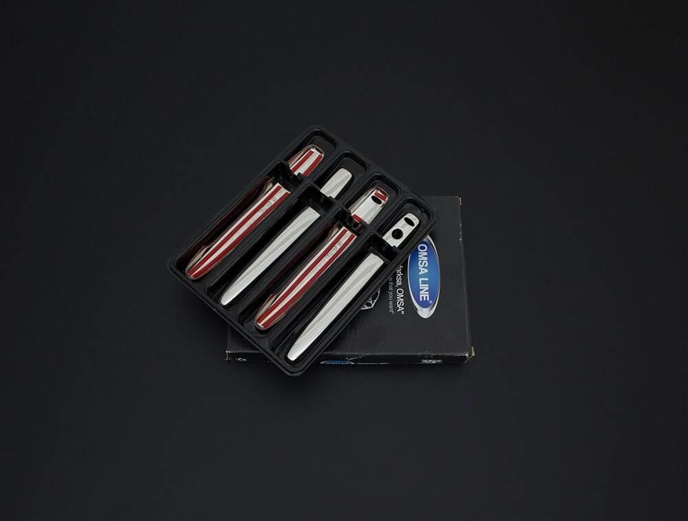 OMSA Mitsubishi Outlander Krom Kapı Kolu 4 Kapı 8 Parça 1 Delik-2 Sensör 2007-2012 Arası