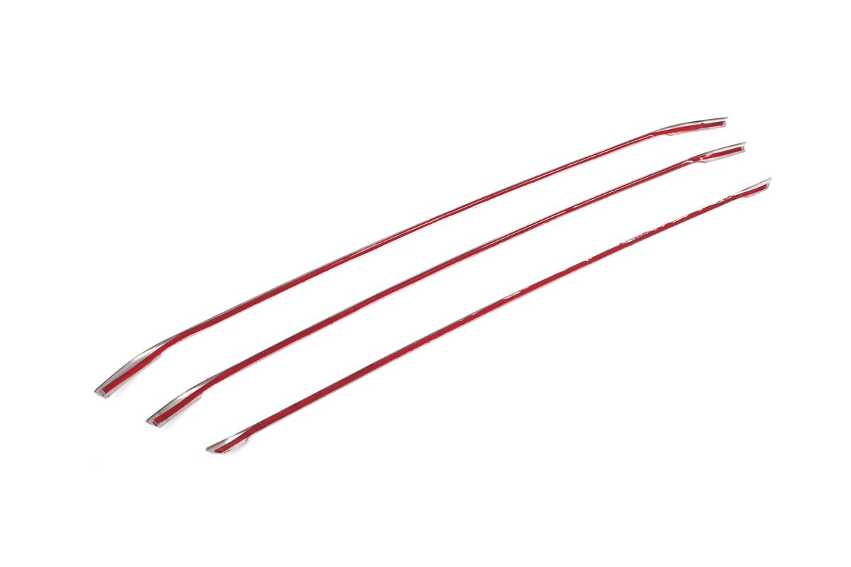 OMSA Renault Express Krom Ön Tampon Alt Çıtası 3 Parça 2021 ve Sonrası