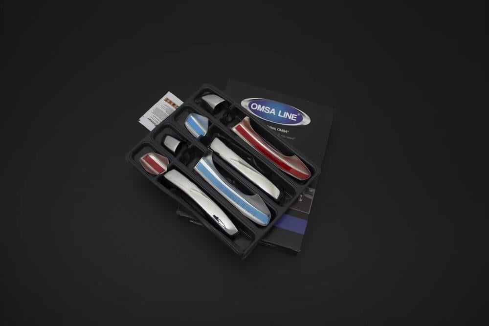 OMSA Skoda Karoq Krom Kapı Kolu 4 Kapı 8 Parça Sensörsüz 2017 ve Sonrası