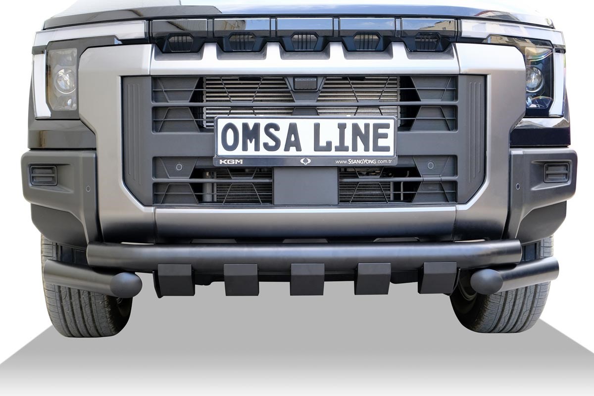 OMSA Ssangyong KGM Musso Shark Ön Koruma Çap:76 Siyah 2026 ve Sonrası