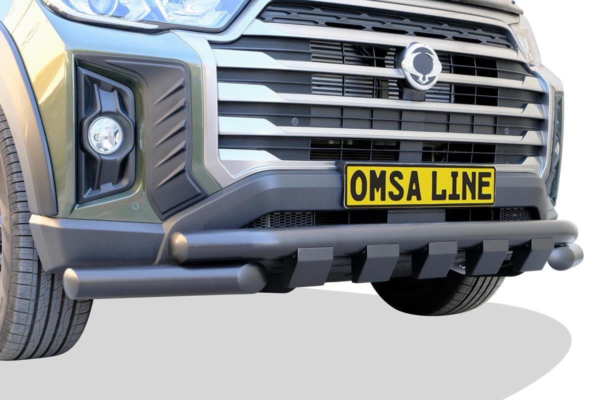 OMSA Ssangyong Musso Shark Ön Koruma Çap:76 Siyah 2019 ve Sonrası