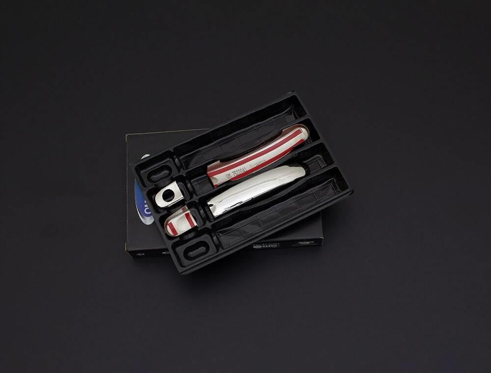 OMSA VW T5 Multivan Krom Kapı Kolu 2 Kapı 4 Parça Tek Delik 2003-2014 Arası